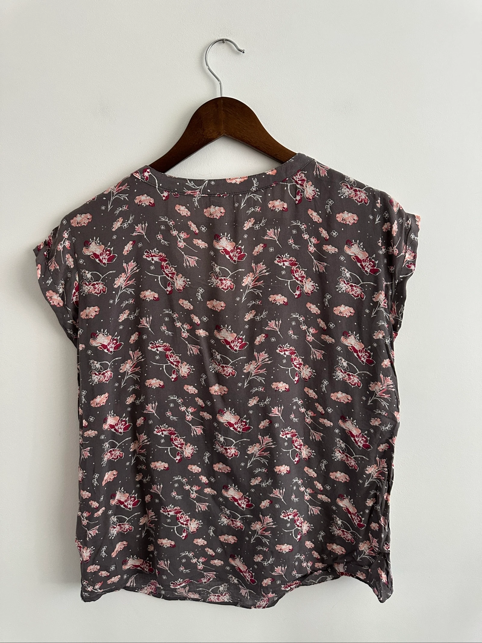 Blusa fluida floral de viscosa Jean Pascale M 38 (Boho) – photo 4